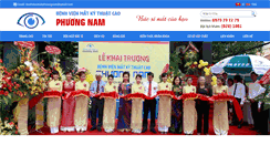 Desktop Screenshot of benhvienmatphuongnam.com